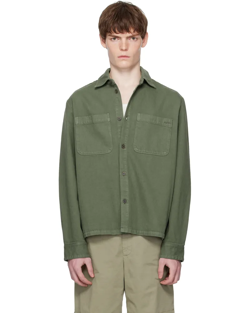 A.P.C. Green Leon Overshirt Kaa
