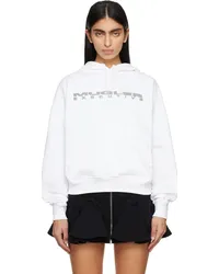 Thierry Mugler White Executive Hoodie Bwarm