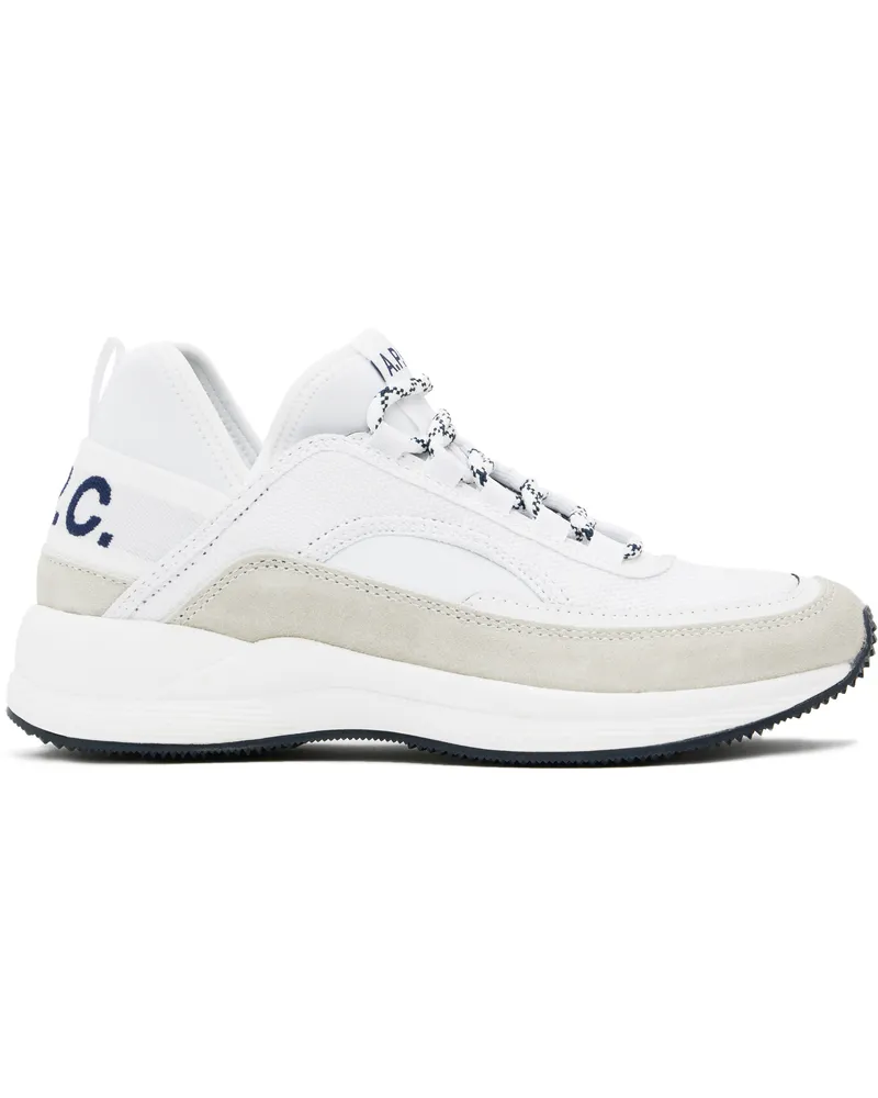 A.P.C. White Run Around Sneakers Aab