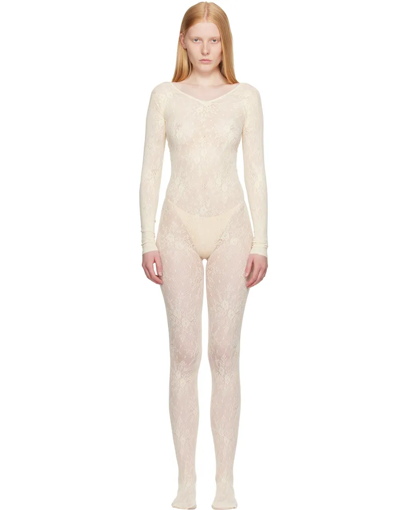 Swedish Stockings Off-White Rosa Lace Jumpsuit Ivory