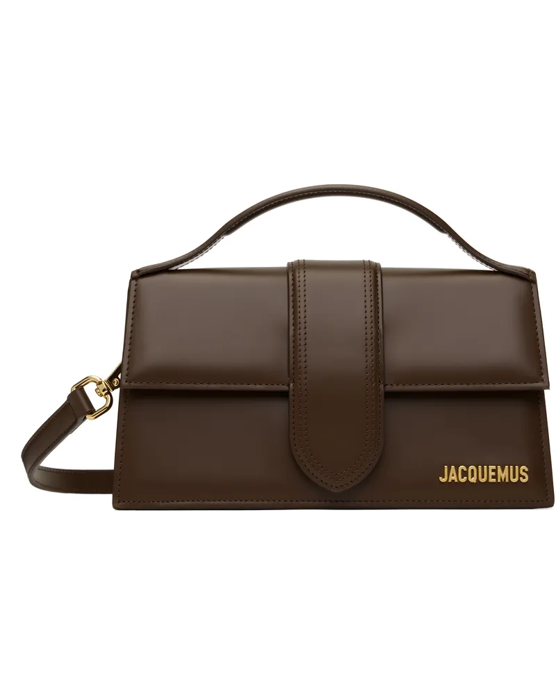 Jacquemus Brown Les Classiques 'The large Bambino' Bag 850