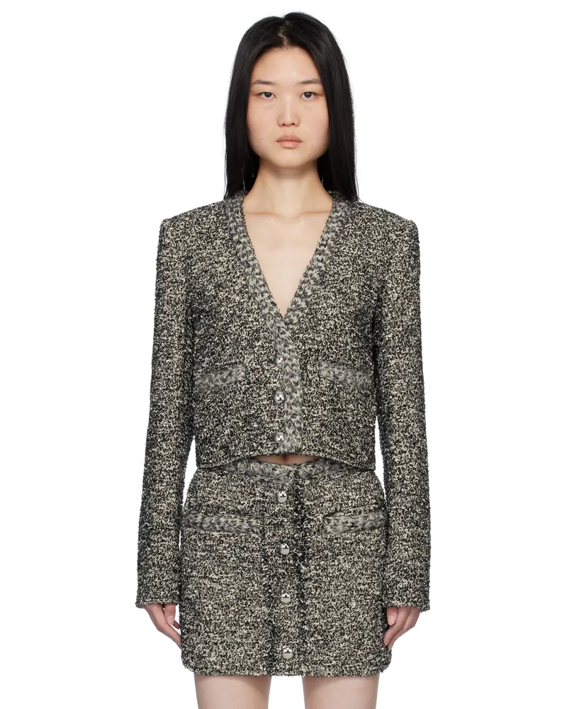 Isabel Marant Gray Gwendoline Jacket Black
