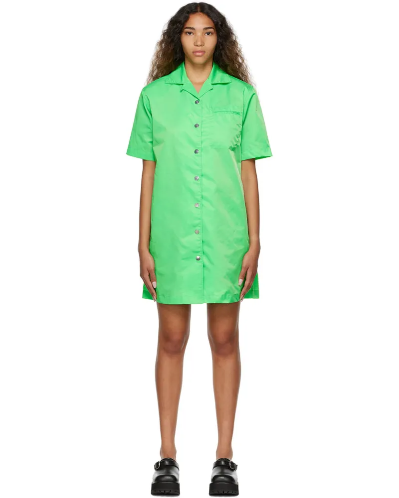 ROTATE Birger Christensen Green Storm Minidress 14-6340