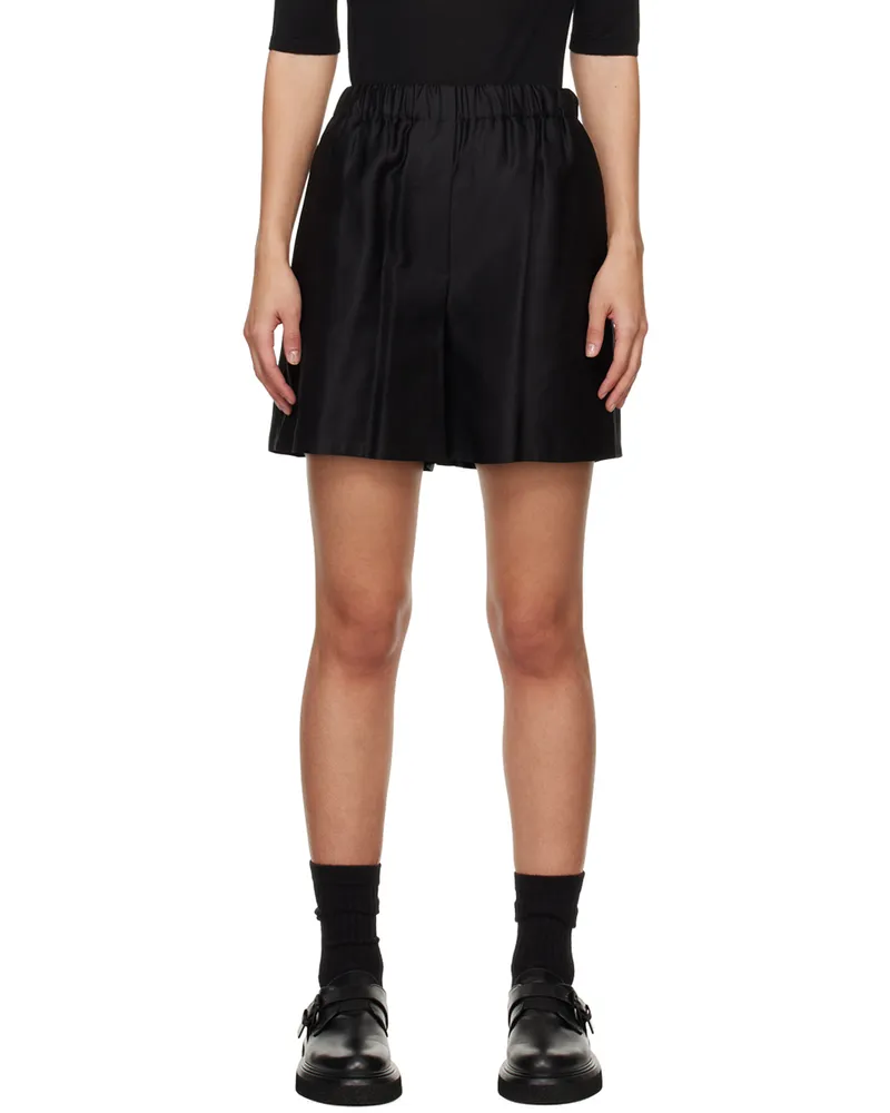 Max Mara Black Piadena Shorts 2