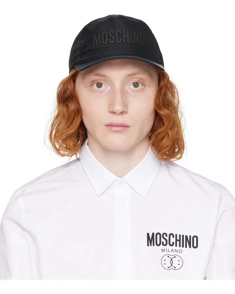 Moschino Black Logo Cap A0555