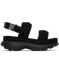 Moncler Black Belay Sandals Black