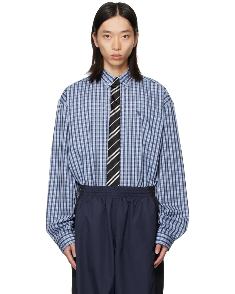 VETEMENTS Blue Tie Shirt Blue
