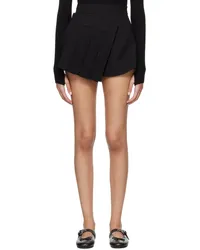 SHUSHU/TONG Black Pleated Skort Bablack