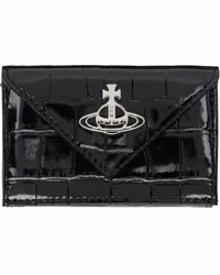 Vivienne Westwood Black Envelope Billfold Wallet Nblack