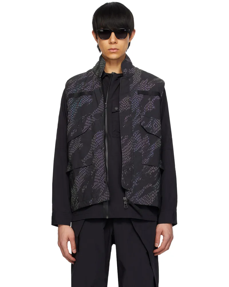 maharishi Black Flak Vest Subdued