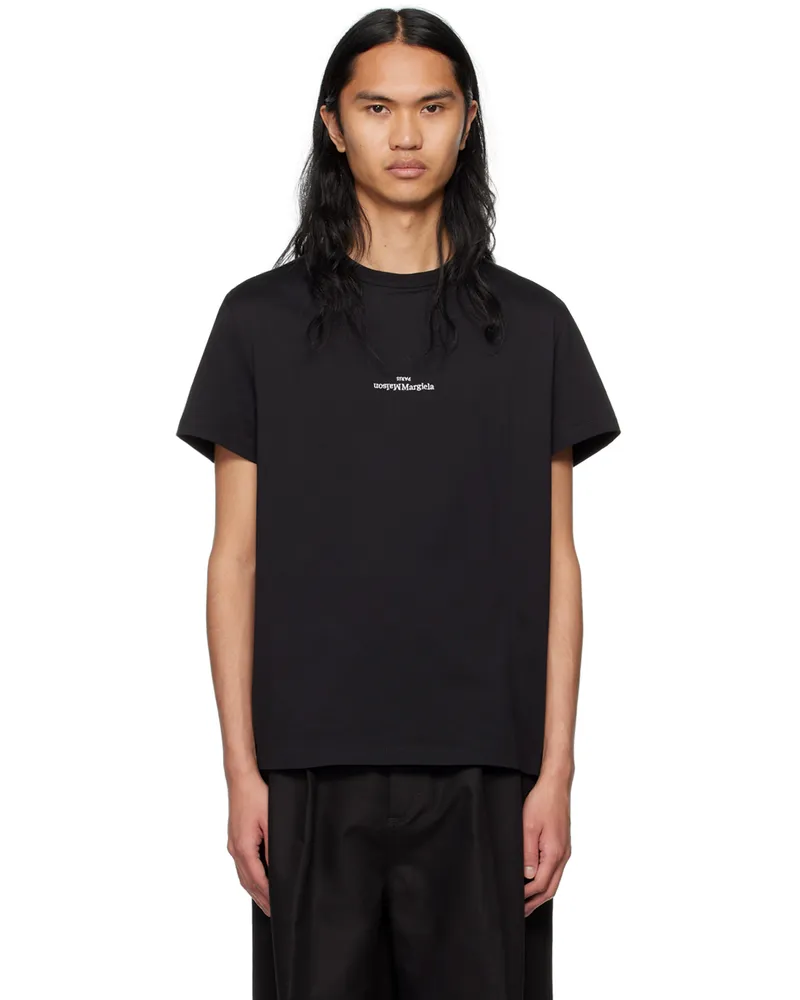 Maison Margiela Black Distorted T-Shirt 900