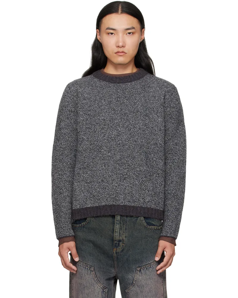 Eckhaus Latta Gray Yak Sweater Magpie