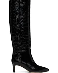 Paris Texas Black Stiletto 60 Tall Boots Carbone