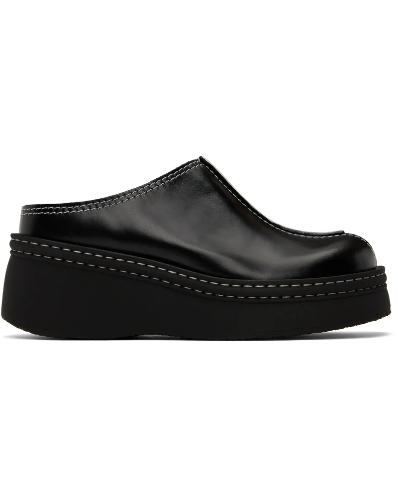 Miista Black Mego Mules Black