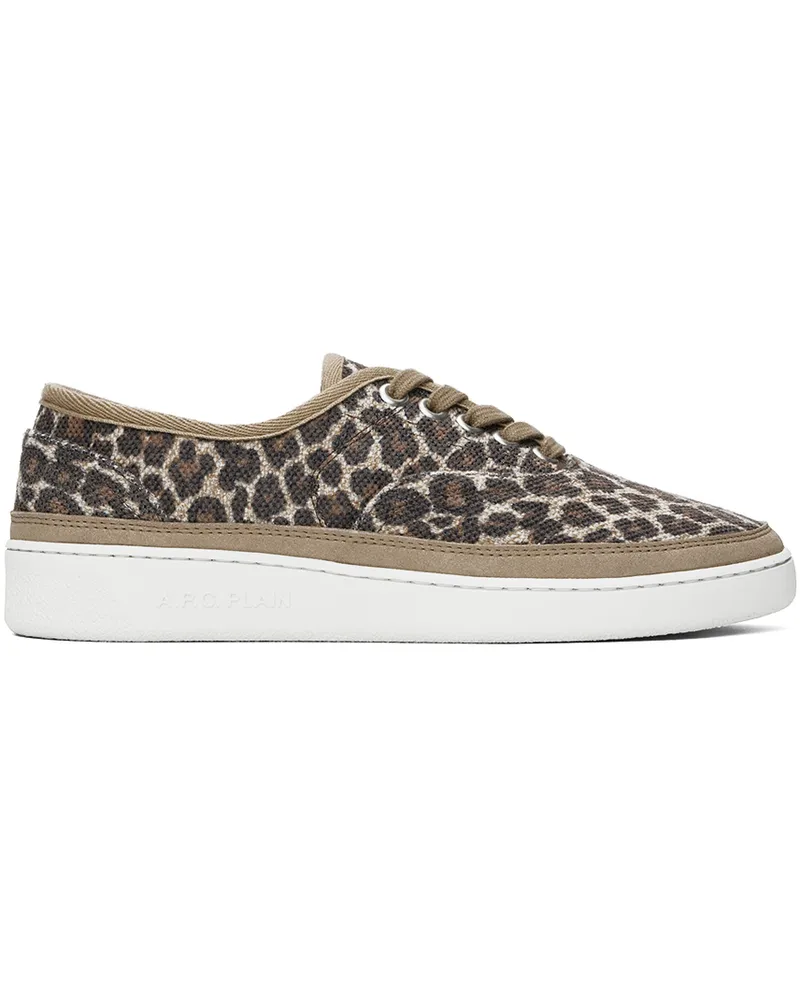 A.P.C. Beige Plain Simple Sneakers Baa