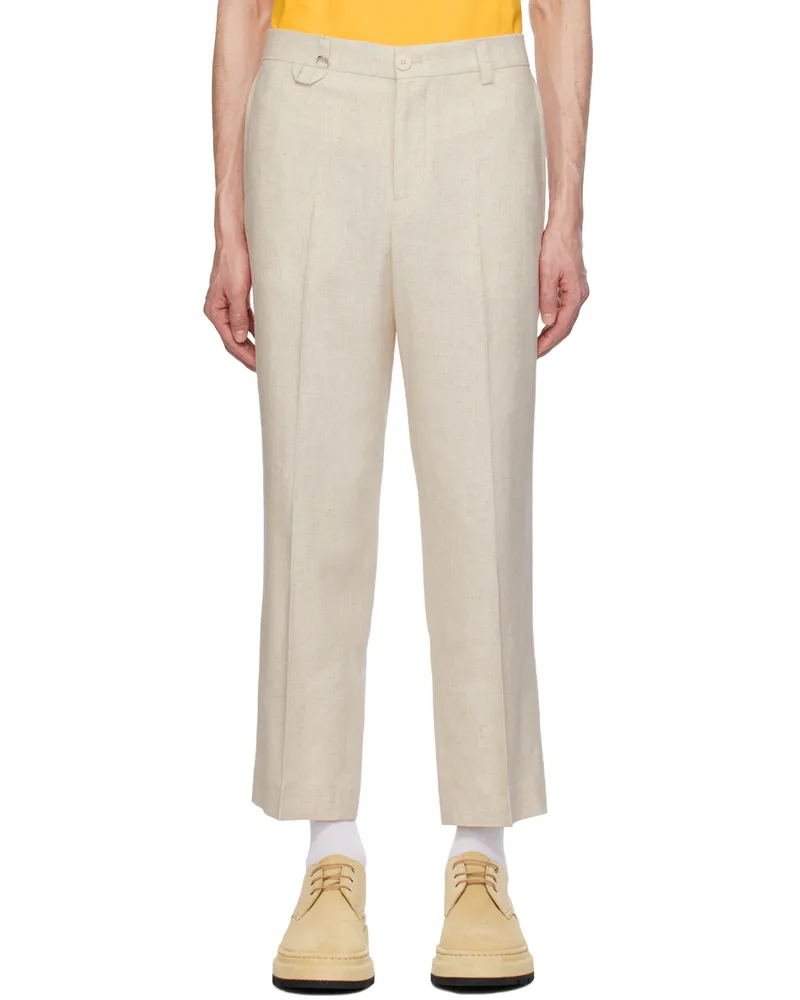 Jacquemus Beige Les Classiques 'Le pantalon Cabri' Trousers Light