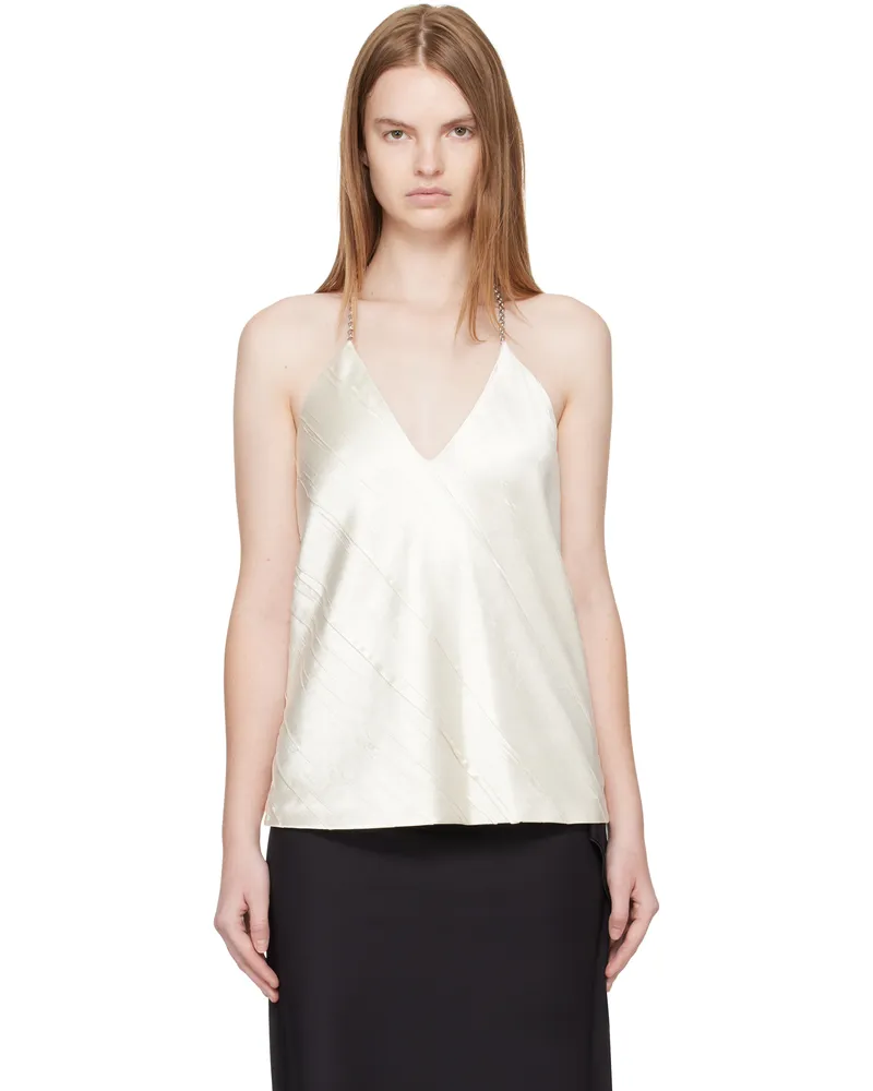 SPORTMAX Off-White Lingerie Top 001