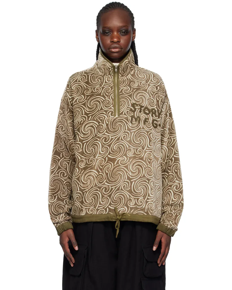STORY mfg. Khaki Mineral Sweater Grey