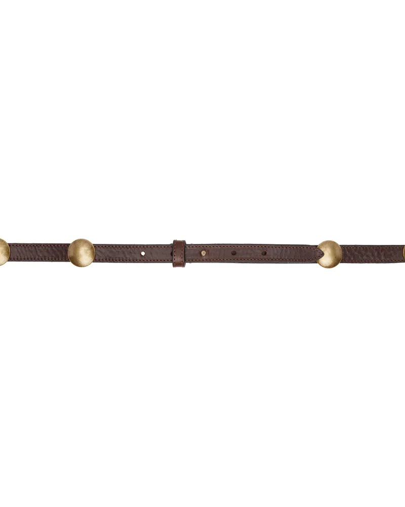 Isabel Marant Brown Karlo Belt Rust