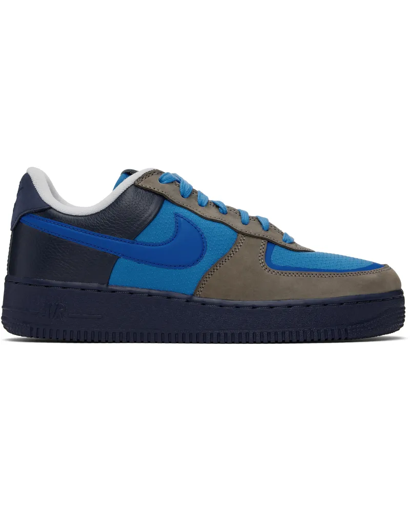 Nike Gray & Navy Stash Edition Air Force 1 Low Sneakers air-force Soft
