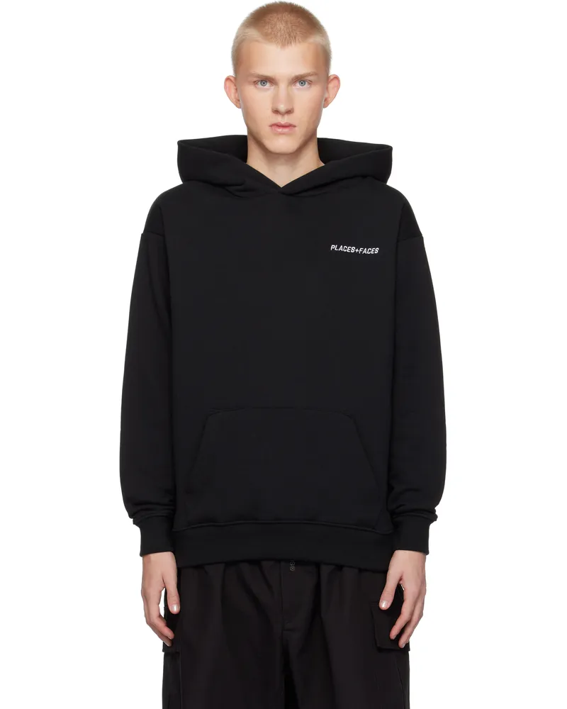 PLACES+FACES Black Essential Hoodie Black