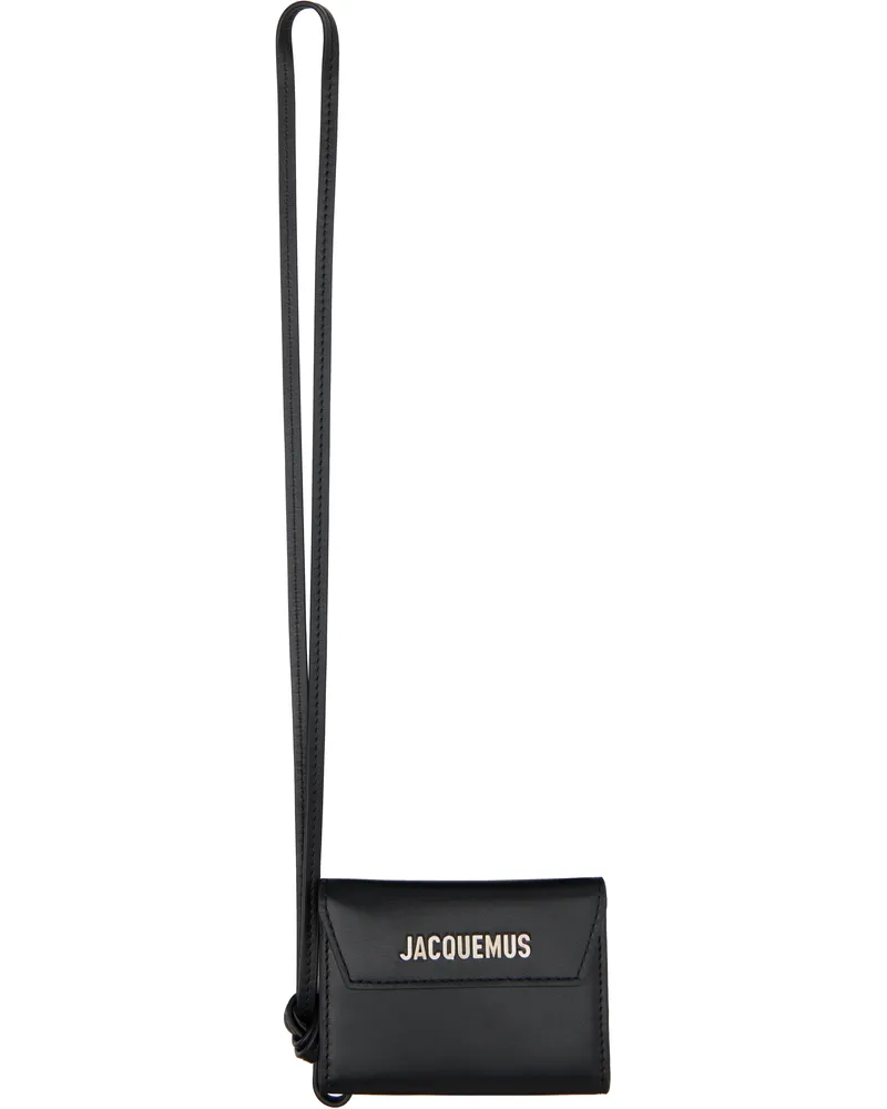 Jacquemus Black 'The Jacquemus' Wallet 990