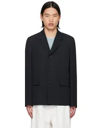 Jil Sander Navy Single-Breasted Blazer Navy