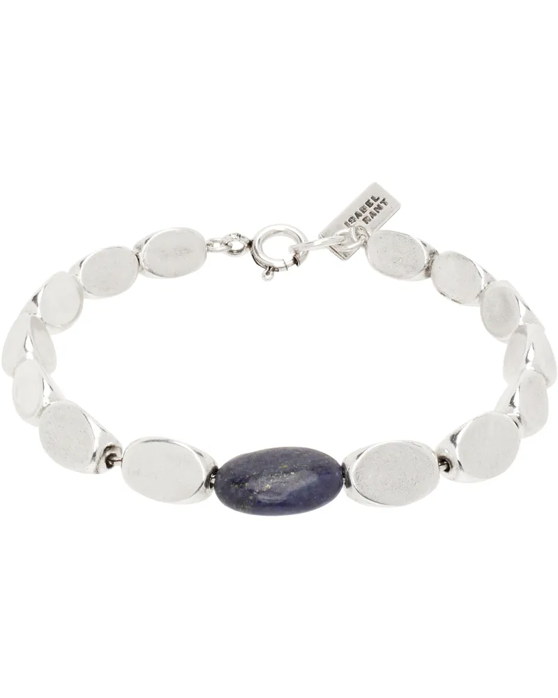 Isabel Marant Silver Leotie Bracelet Navy