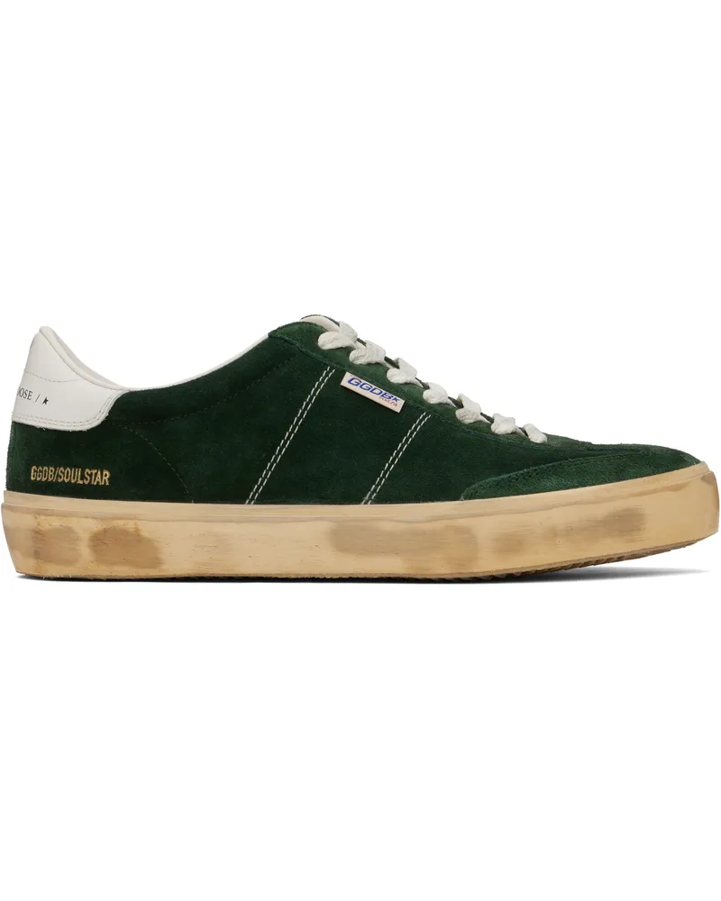 Golden Goose Green Soul Star Sneakers Green