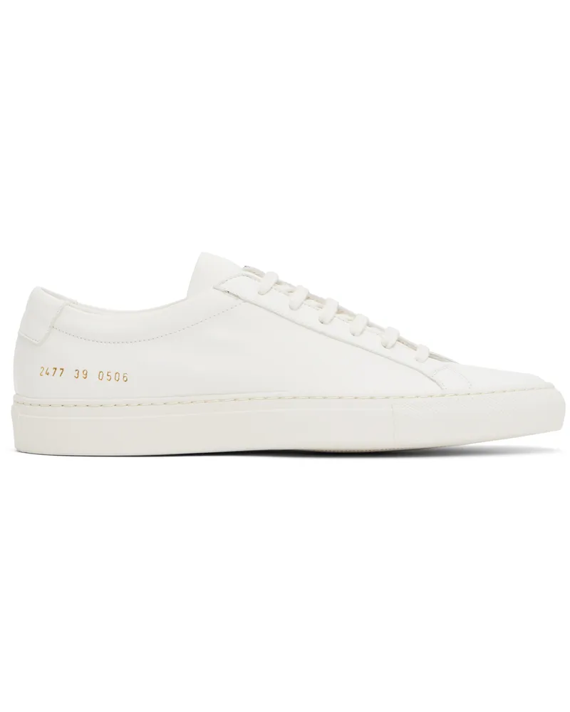 Common Projects White Summer Achilles Sneakers 0506
