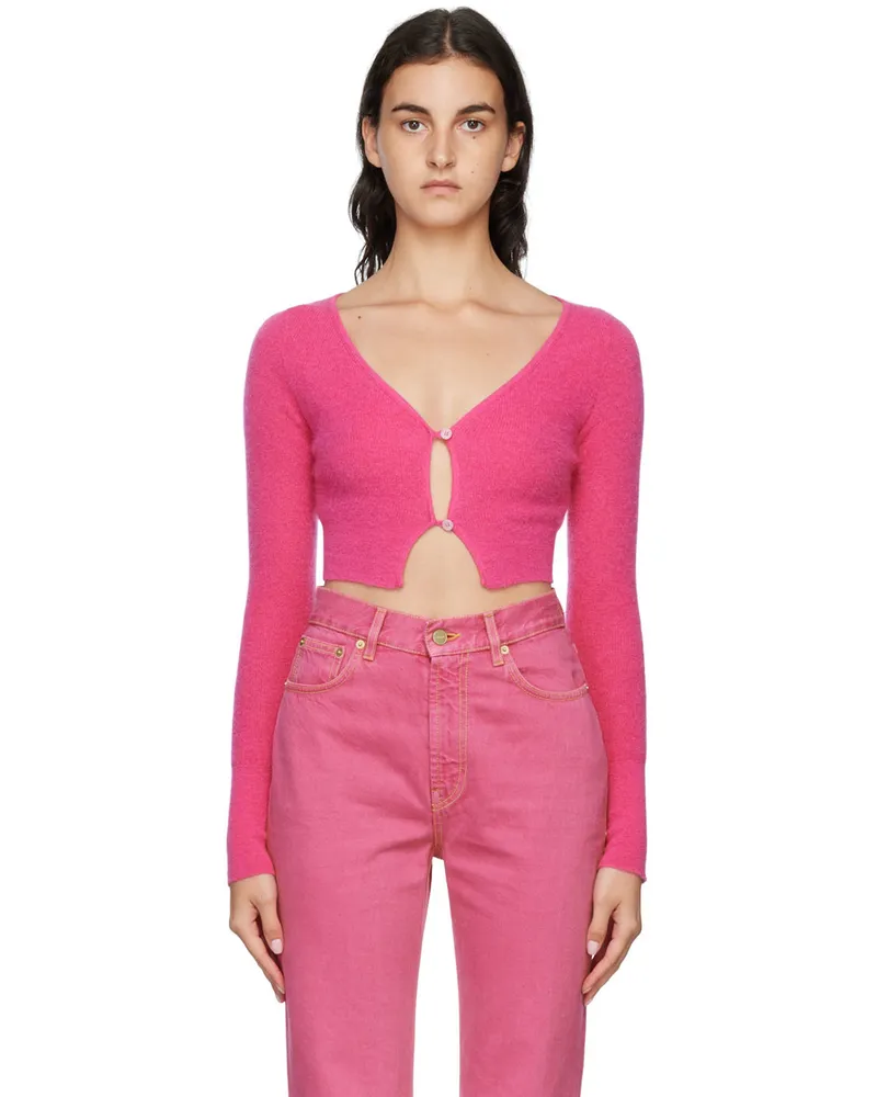 Jacquemus Pink 'Le Cardigan Alzou' Cardigan 430