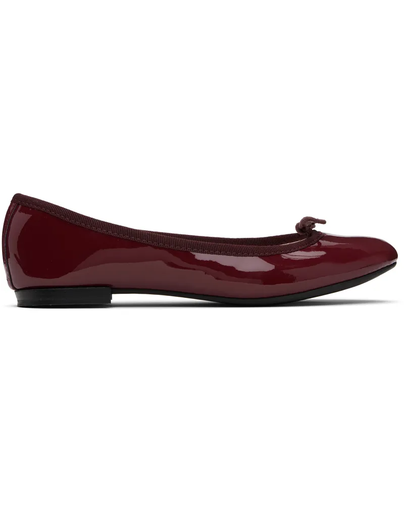 Repetto Burgundy Cendrillon Ballerina Flats 1450