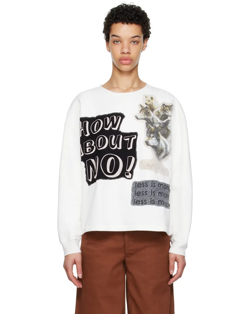 BODE White Tommy Sweatshirt White