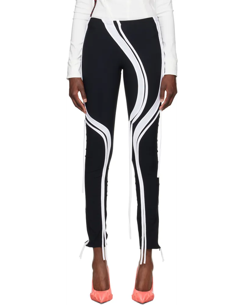 OTTOLINGER Black Strappy Leggings Black