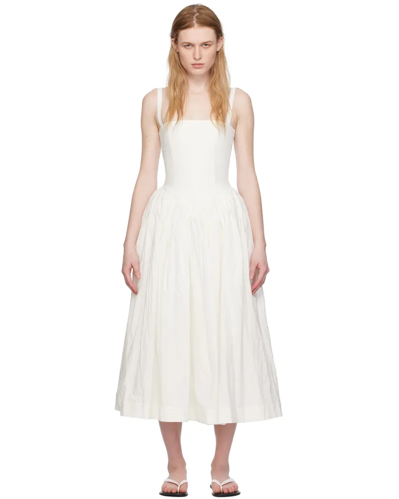 Interior White 'The Ira' Maxi Dress Whiteout