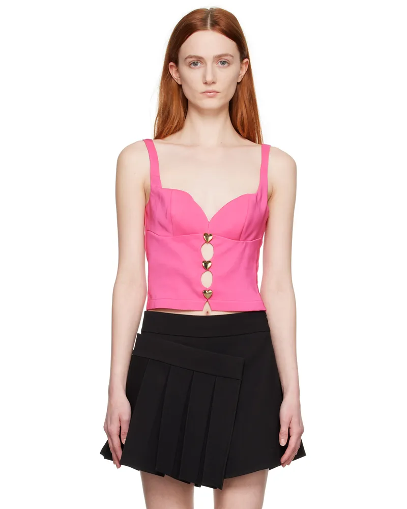Marco Rambaldi Pink Cutout Tank Top 14