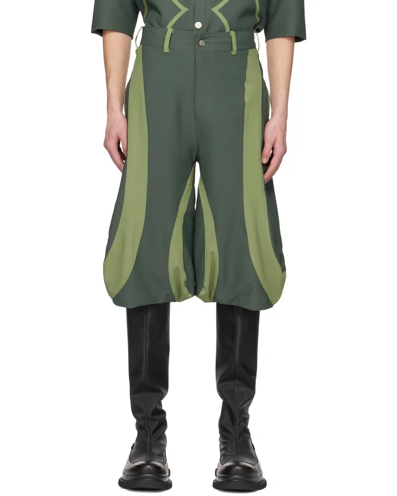 Uncertain Factor Green Urban Wilderness Shorts Leaf
