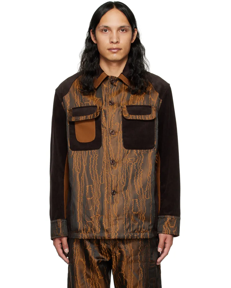 Nicholas Daley Brown Sly Jacket Bronze