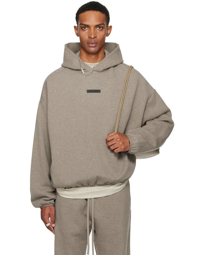 Fear of God Brown Modern Fit Fleece Hoodie Homestead