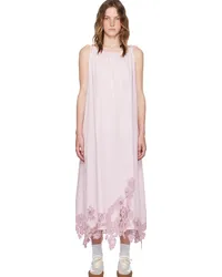 Acne Studios Pink Strap Maxi Dress Bnk