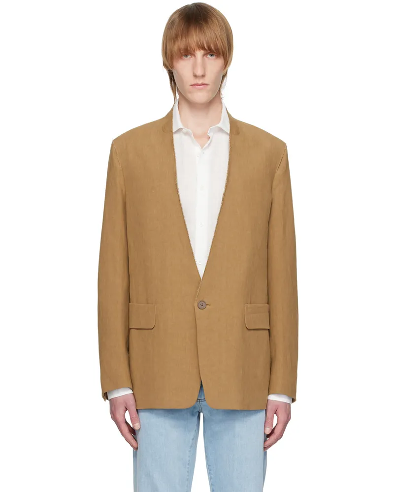 Ermenegildo Zegna Beige Fashion Show Blazer 573c03a5