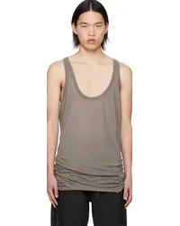 Rick Owens Gray Fog Tank Top Dust