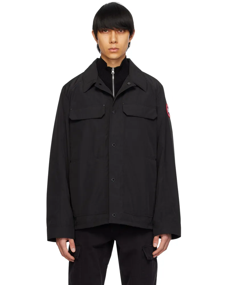 Canada Goose Black Burnaby Jacket Black