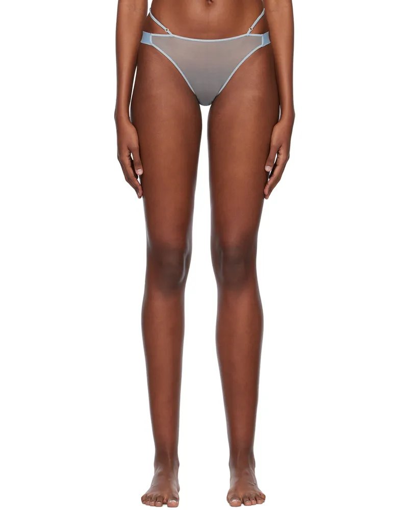Nensi Dojaka SSENSE Exclusive Blue Briefs 496