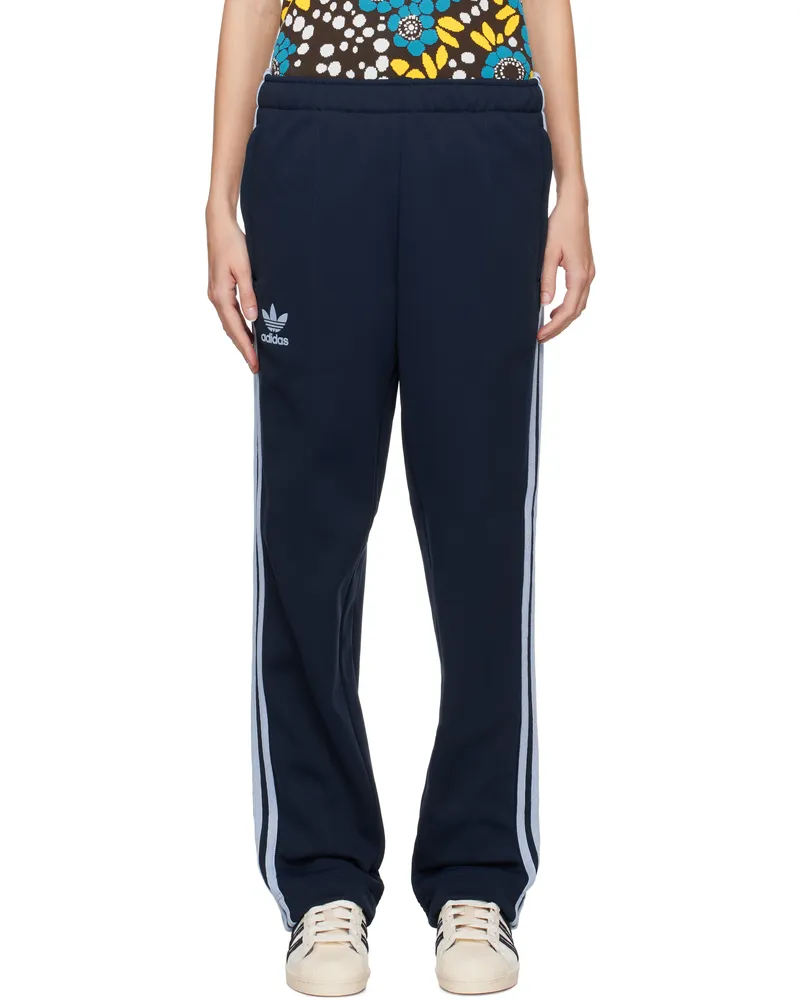Wales Bonner Navy adidas Originals Edition Fleece Track Pants Collegiate
