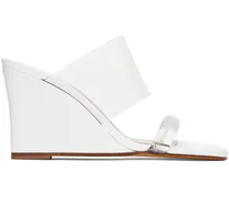 SSENSE Exclusive White Olympia Heeled Sandals