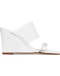 Maryam Nassir Zadeh SSENSE Exclusive White Olympia Heeled Sandals Pearl