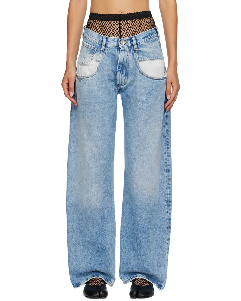 Maison Margiela Blue Faded Jeans 470