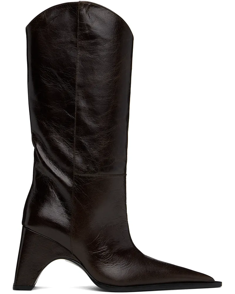 COPERNI Brown Bridge Cowboy Boots Brown