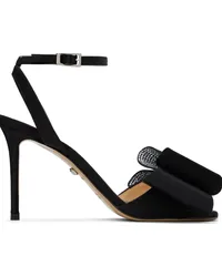 Mach & Mach Black 'Le Cadeau' 95 Heeled Sandals Black